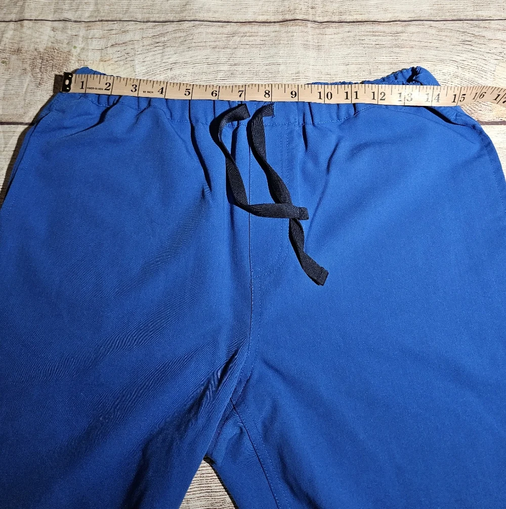Figs Pisco Basic Blue Straight Leg Scrub Pants